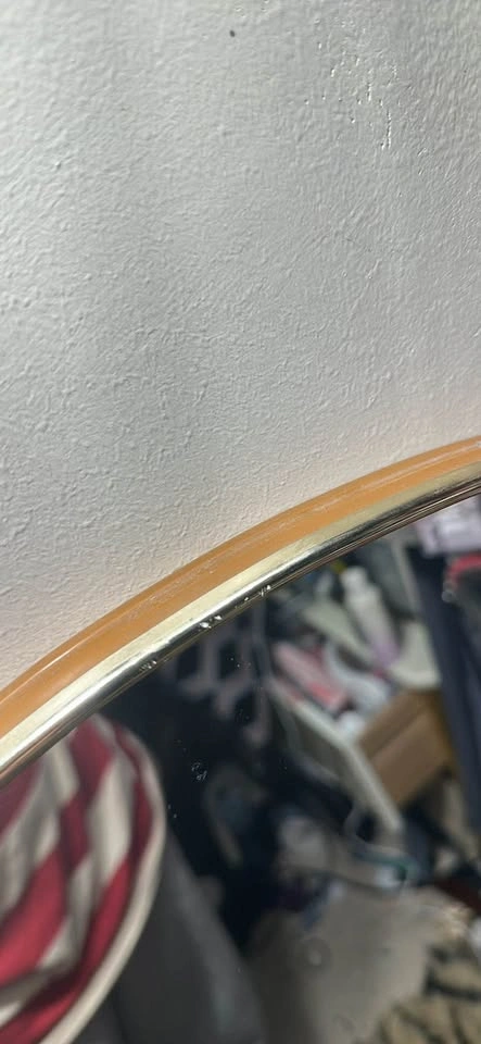 Gold Arched Contemporary Dresser Full Length Mirror - photo 2