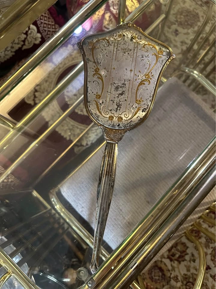 Regency Gold/Brass Hand Held Mirror - photo 3