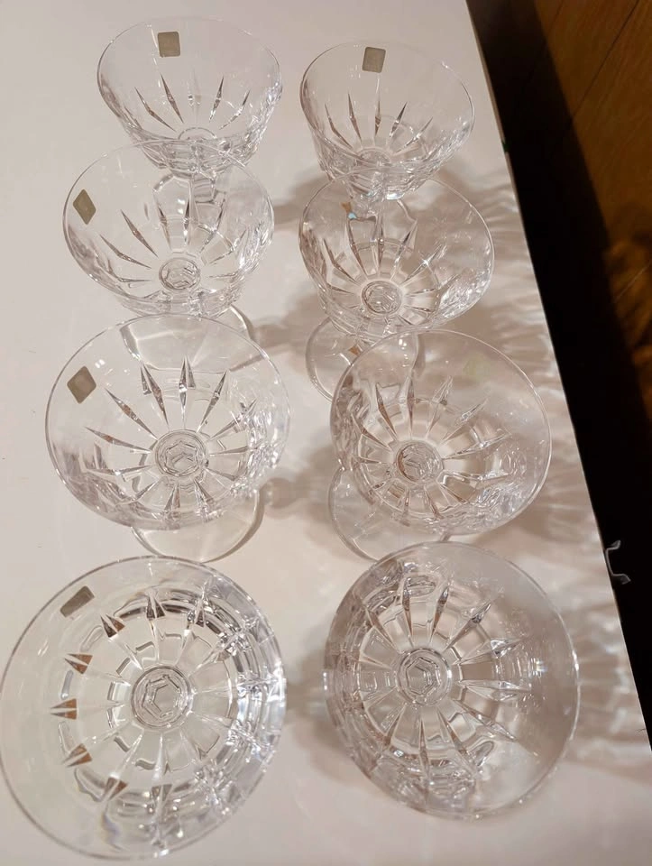 Vintage LifeStyle Crystal Wine Glasses and Champagne Coupes - photo 4
