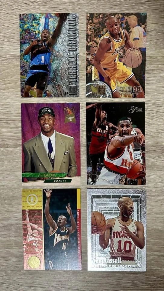 950+ Vintage 1990’s NBA Rookies Inserts HOF Fleer Skybox Topps - photo 2