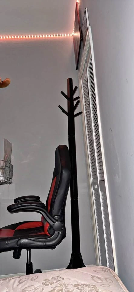 Black coat hanger