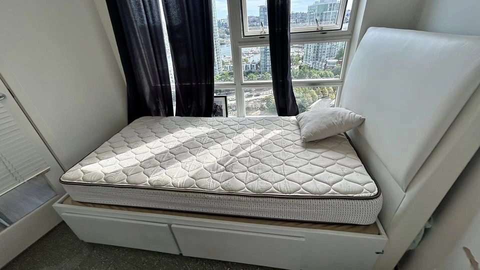 Twin Bed Frame + Mattress | Storage Drawers | $150 FIRM