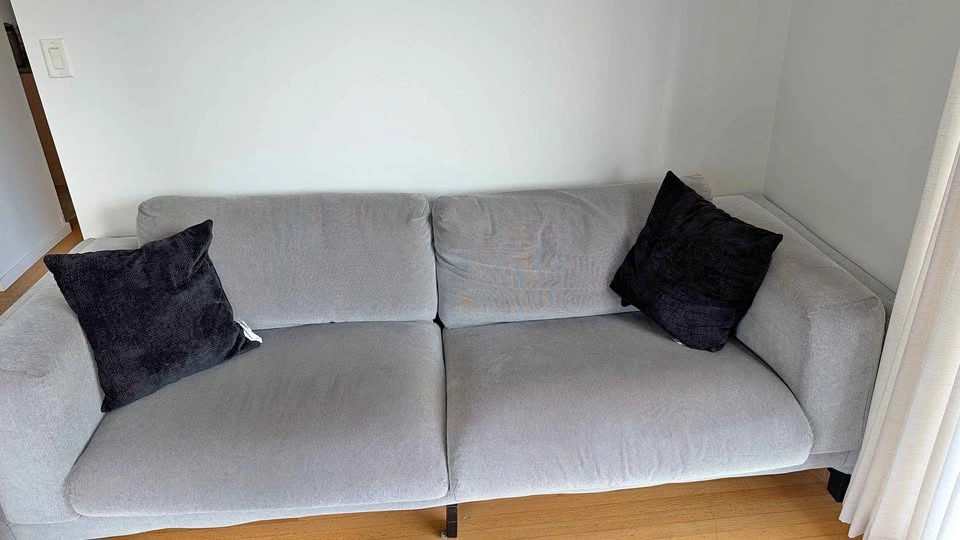 Light Gray Fabric Sofa