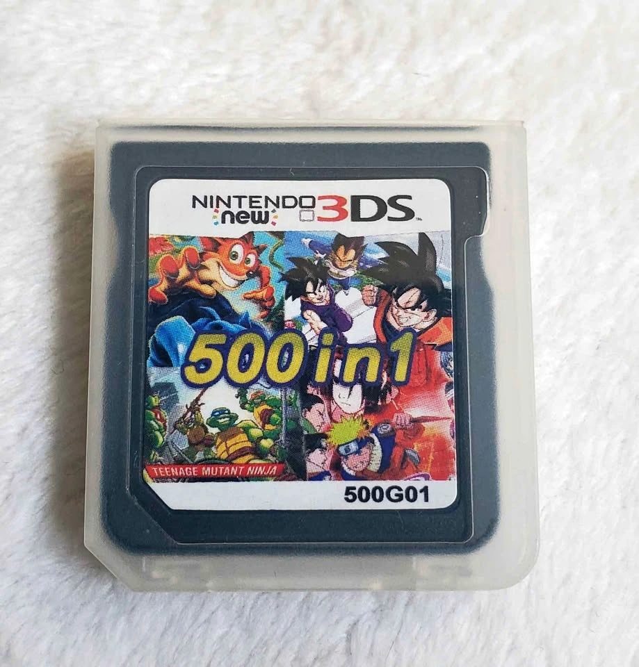 Nintendo 3DS 500 in 1 Multi Game Card