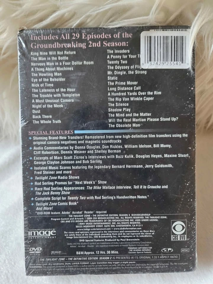 The Twilight Zone: The Definitive Edition - Season 2 DVD New - photo 2