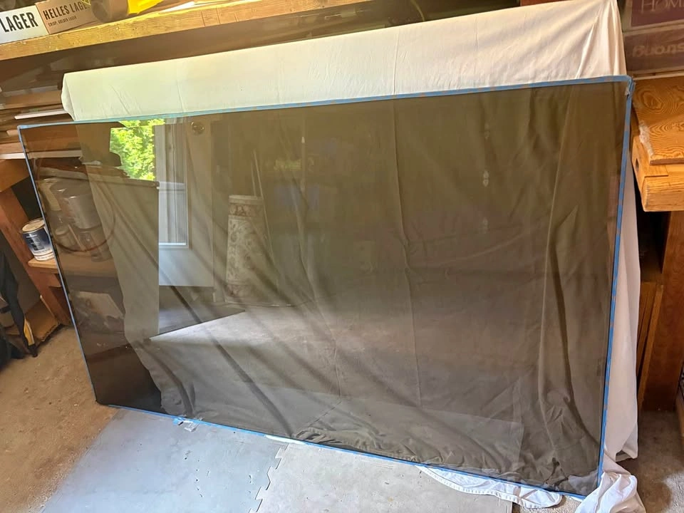 Large Tinted Glass Table Top