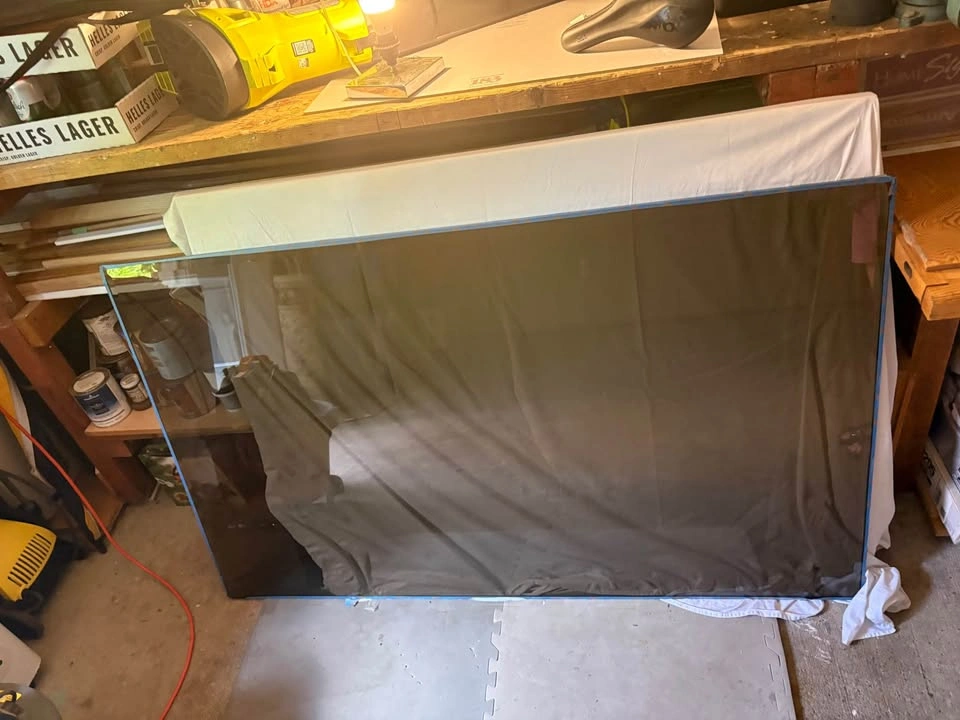 Large Tinted Glass Table Top - photo 2