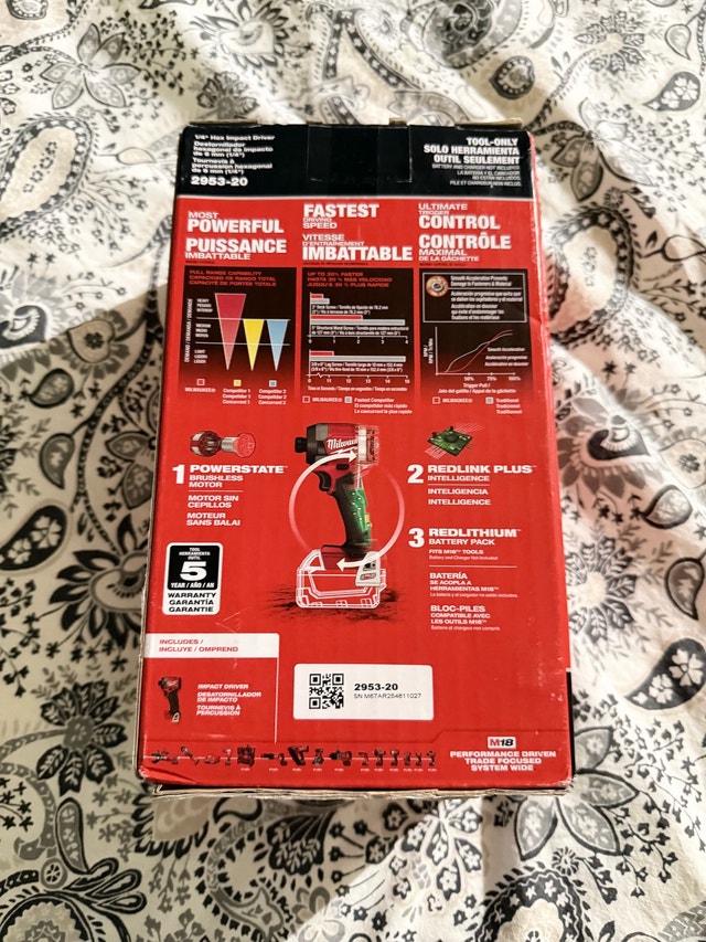 milwaukee impact driver brand new - photo 3