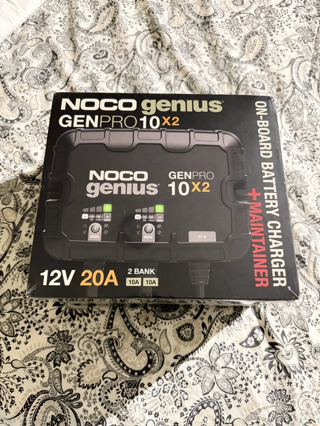 NOCO Genius GENPRO 10X2 – professional dual battery charger