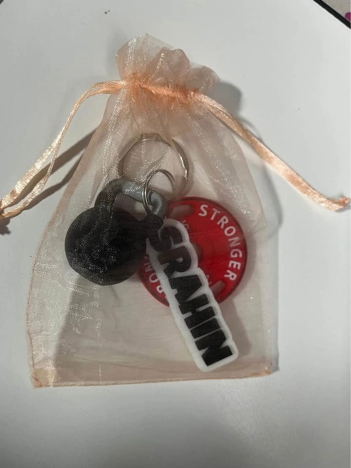 Custom Gym Kettlebell and Weight Plate Keychains - photo 2