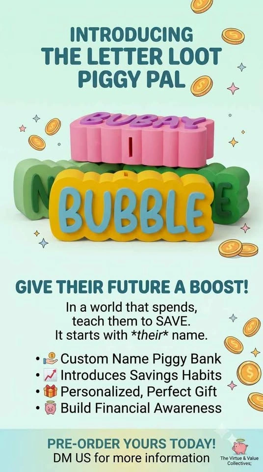 Gifts - The Letter Lot Piggy Pal for Kids - photo 2
