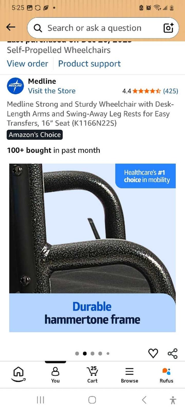 Brand new Medline Wheelchair for sale - photo 2
