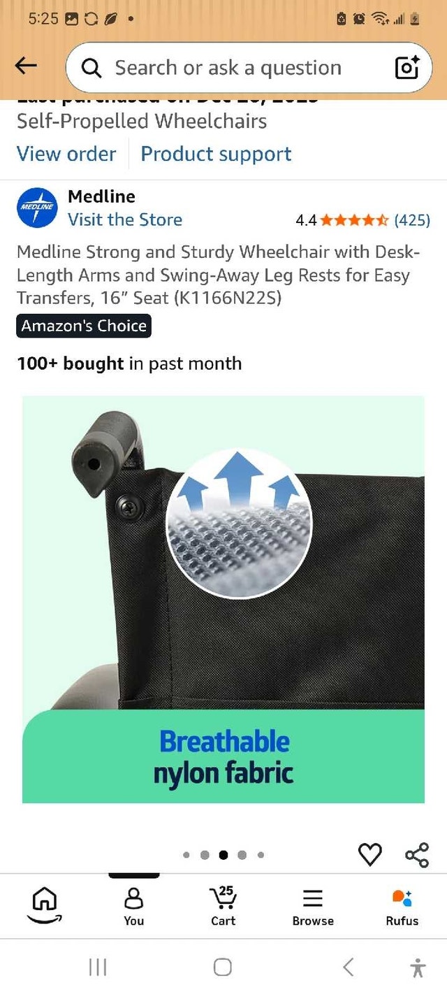 Brand new Medline Wheelchair for sale - photo 3