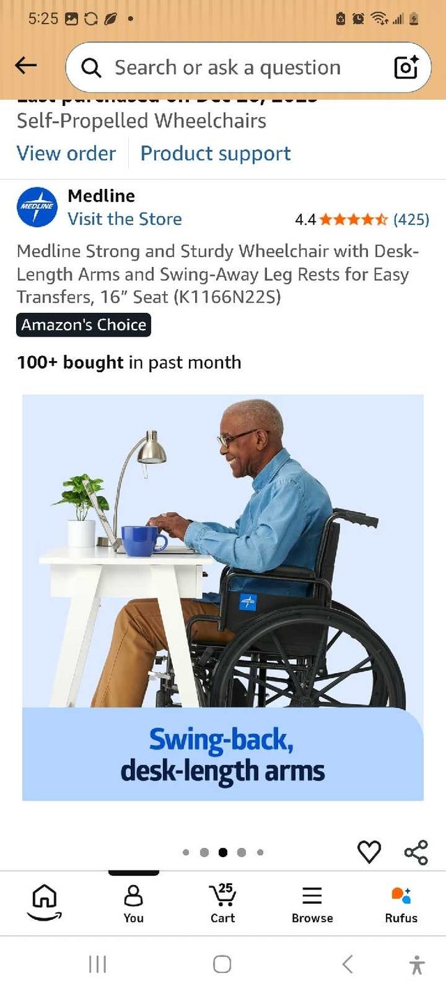 Brand new Medline Wheelchair for sale - photo 4