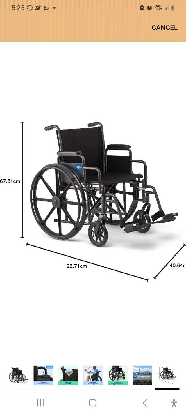Brand new Medline Wheelchair for sale - photo 5