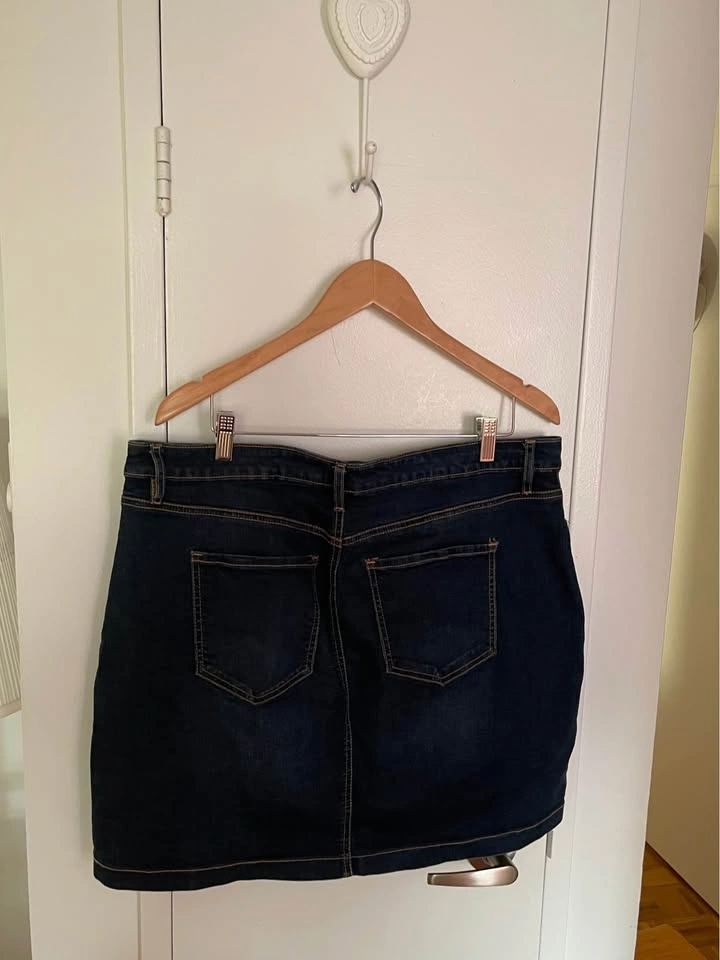 Dark Blue Denim Skort - photo 2