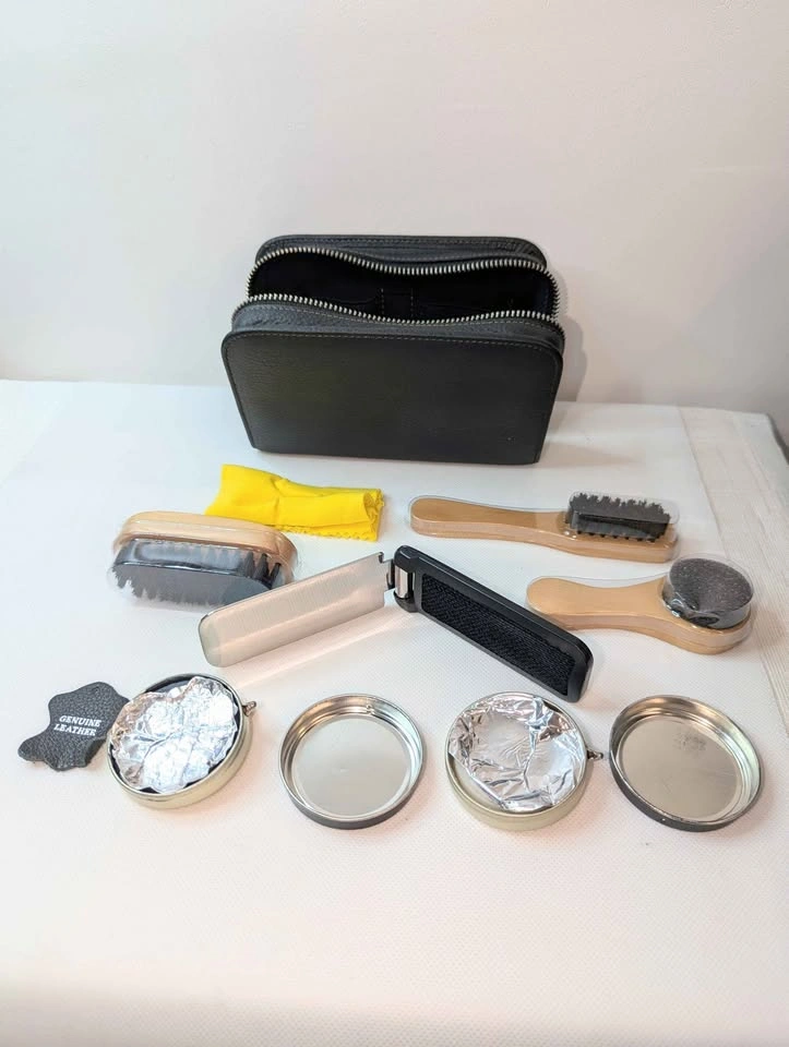 Rowel Genuine Leather Shoe Shine Kit - photo 2