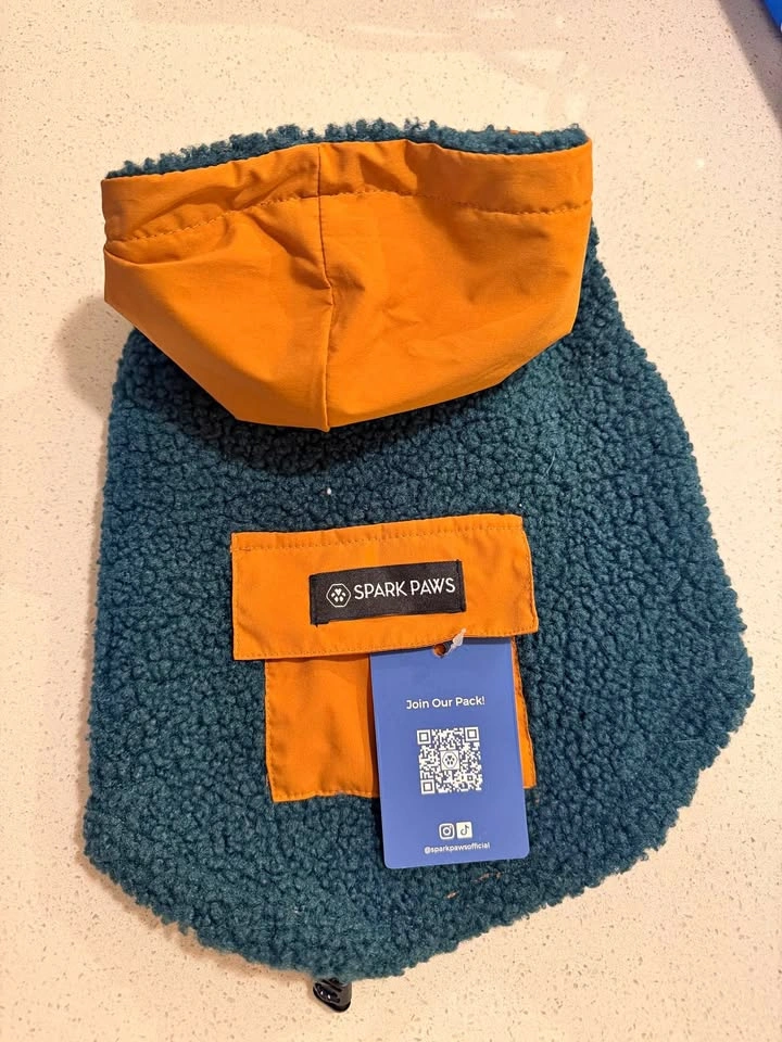 Spark Paws Reversible Dog Jacket_M
