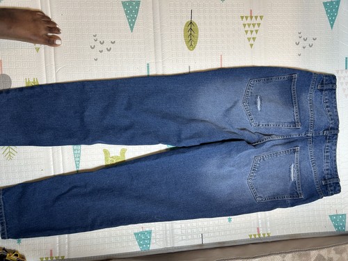 Women's Distressed Blue Denim Skinny Jeans - photo 3