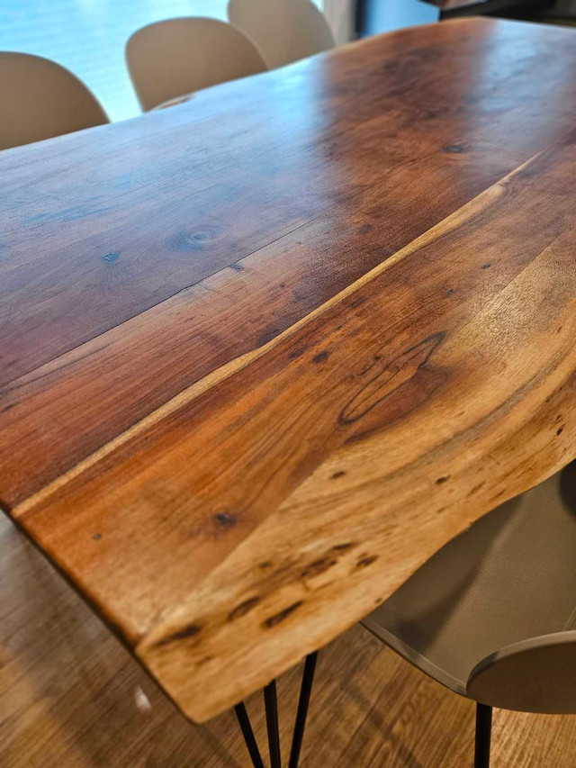 Live Edge Acacia Dining Table