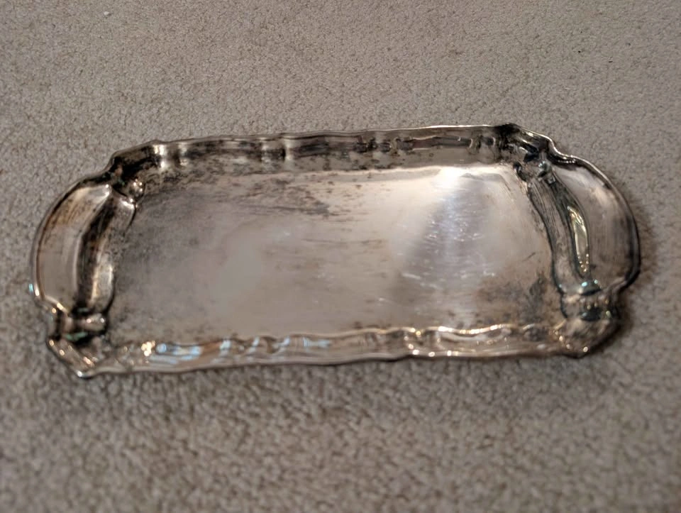 Vintage Silver-Plated Tea Set with Tray - photo 3