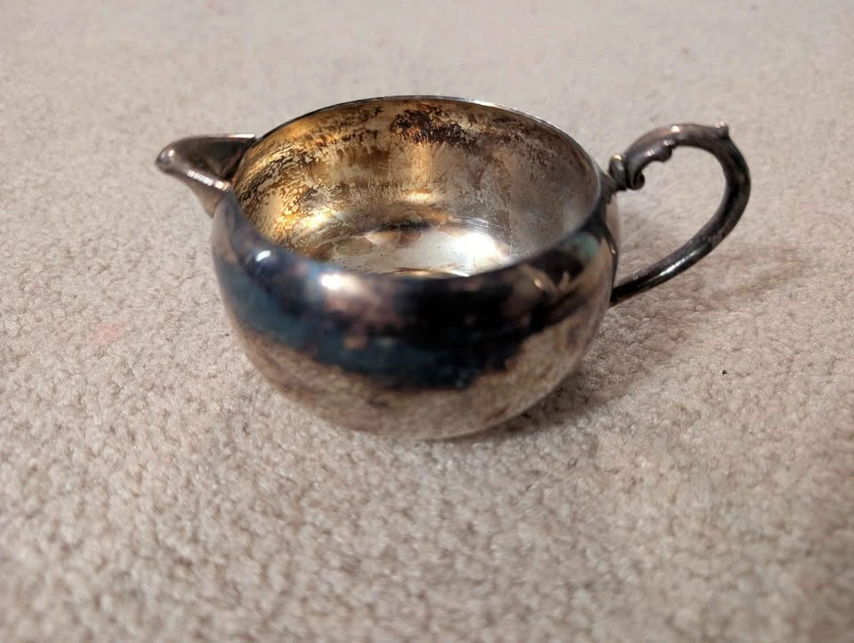 Vintage Silver-Plated Tea Set with Tray - photo 4