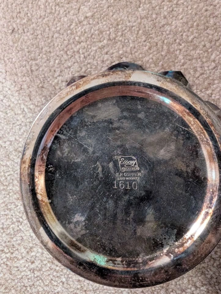 Vintage Silver Plated Pedestal Dish - photo 3