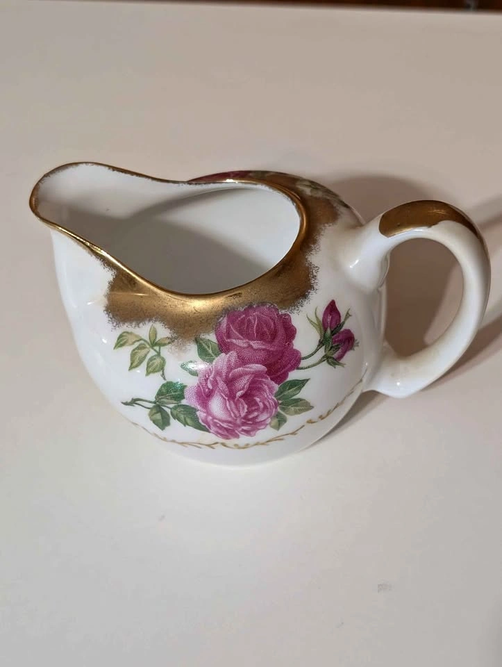 Vintage Porcelain Rose Creamer China 899