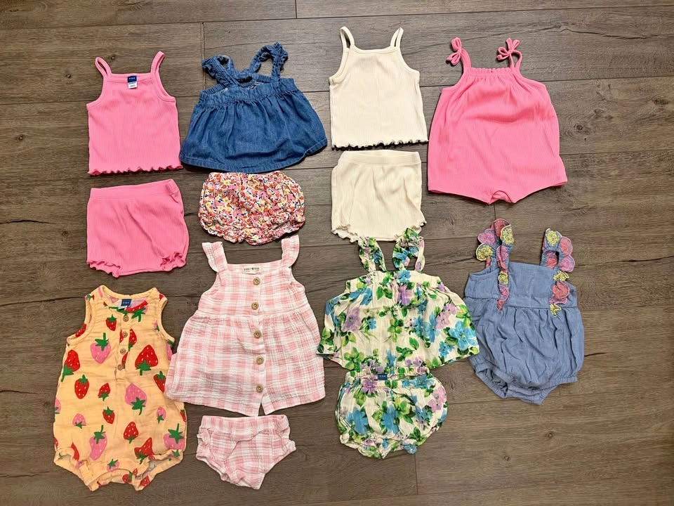 6-12/9-12 Month Baby Girl Clothes Bundle