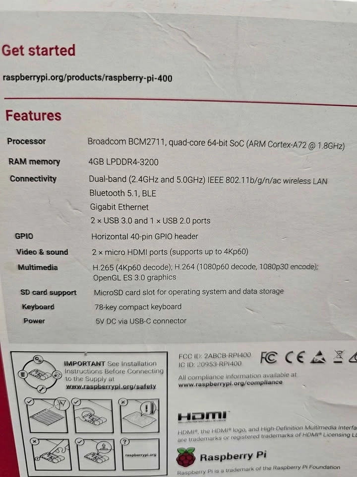 Raspberry Pi 400 Personal Computer Kit - photo 2