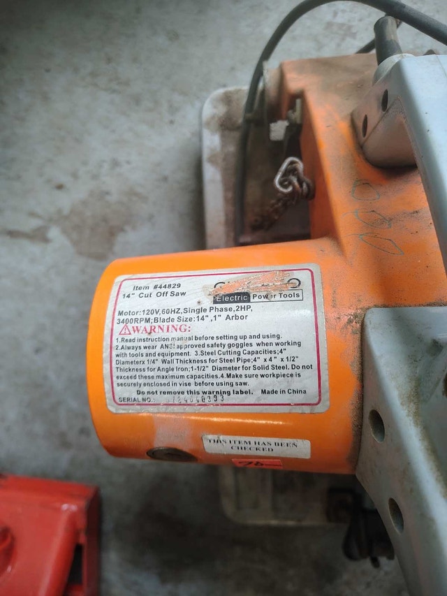 14-Inch Abrasive Cut-Off Saw - photo 2