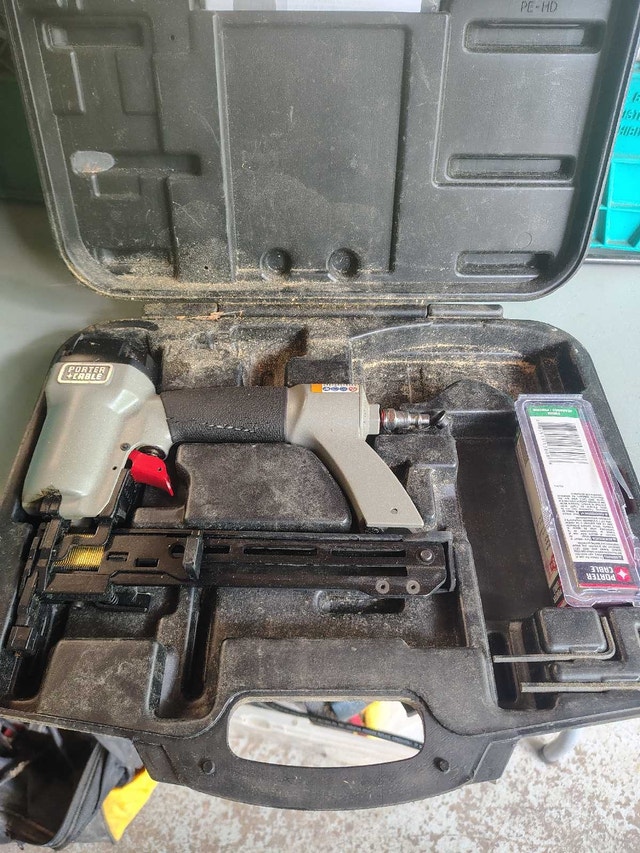 Porter cable narrow crown air stapler