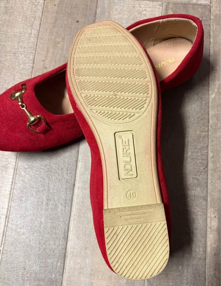 Ndure Red Ballet Flats - photo 2