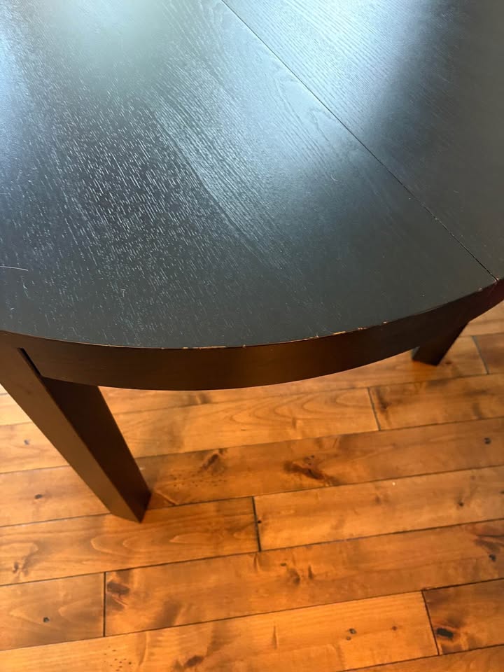IKEA round table with leaf - photo 2