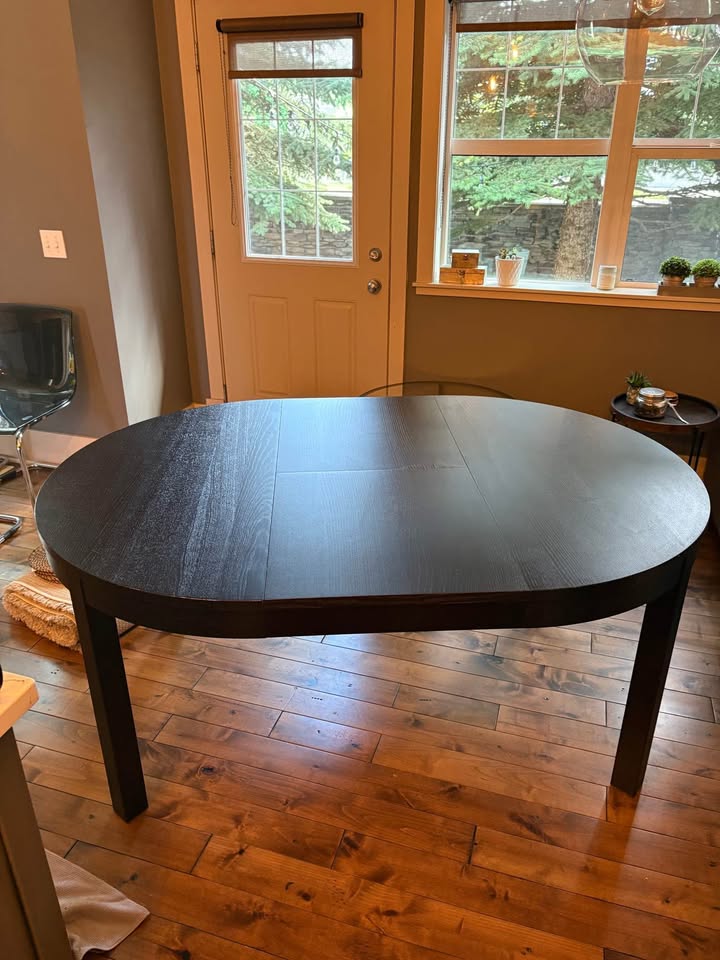 IKEA round table with leaf - photo 4