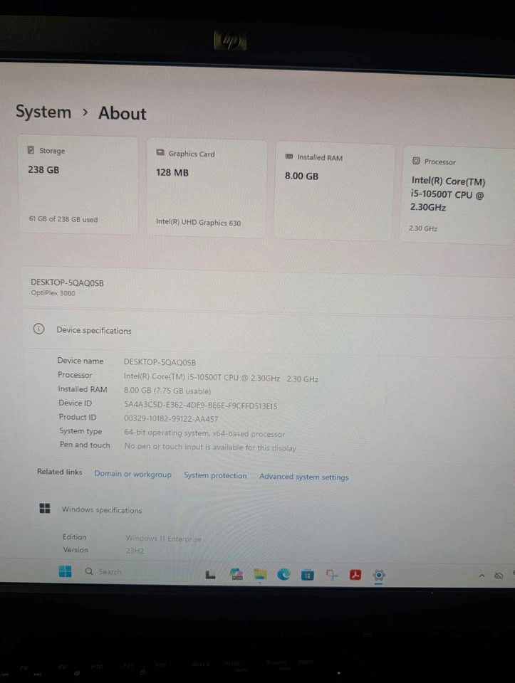 Core i5 10th Generation Mini Desktop DELL 3080 - photo 5