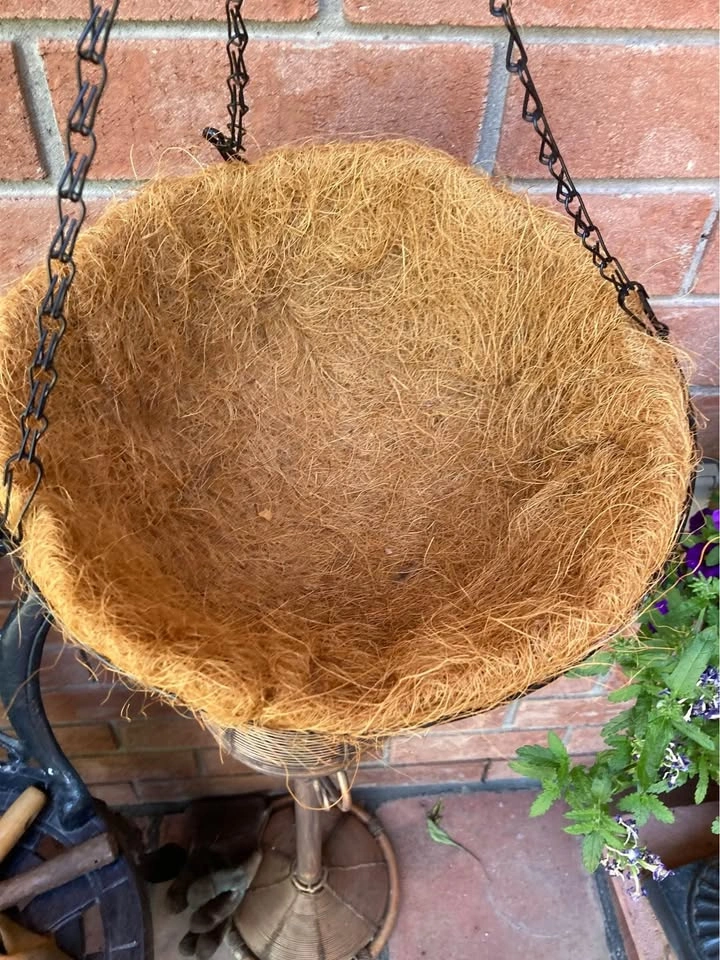Hanging basket with coconut coir New - photo 2