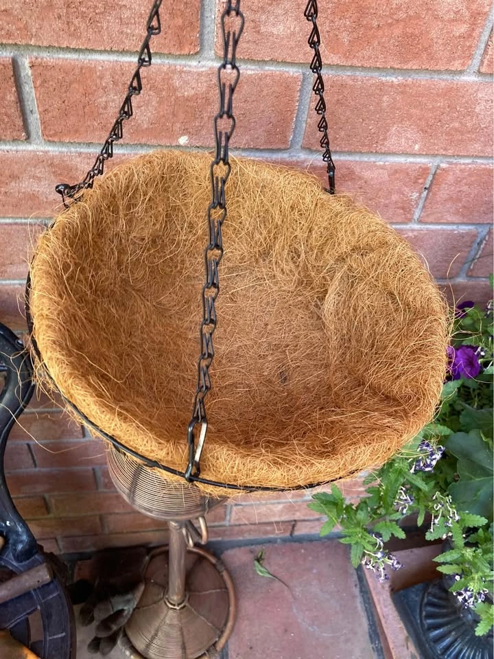 Hanging basket with coconut coir New - photo 3