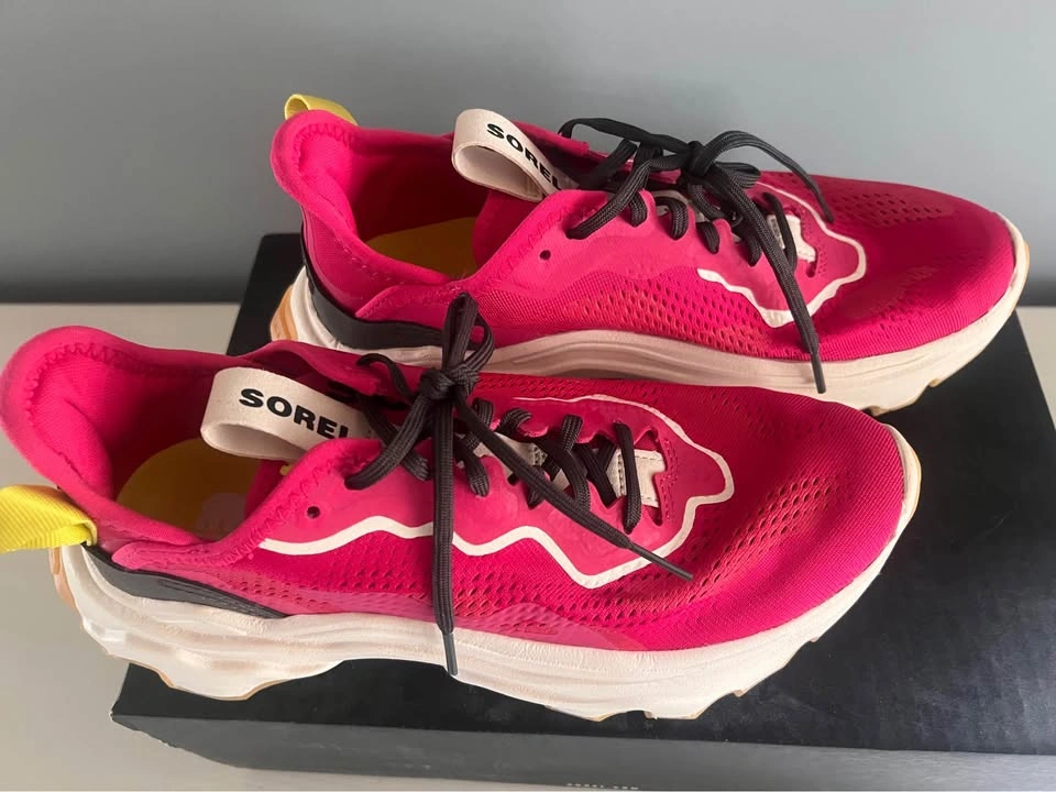 NEW Sorel Kinetic Women’s Sneakers Pink Size 8.5 - photo 3