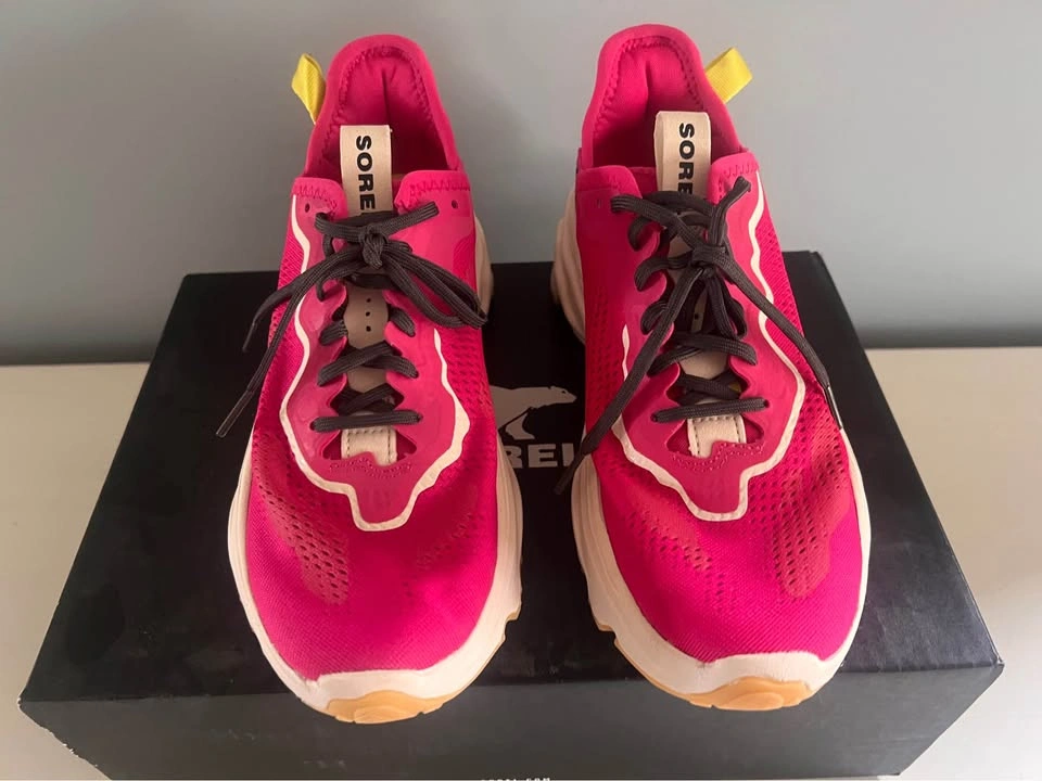NEW Sorel Kinetic Women’s Sneakers Pink Size 8.5 - photo 4