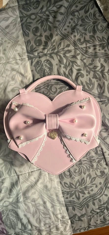 Sweet heart Lolita bag. Sheep Puff. Brand New Never used.