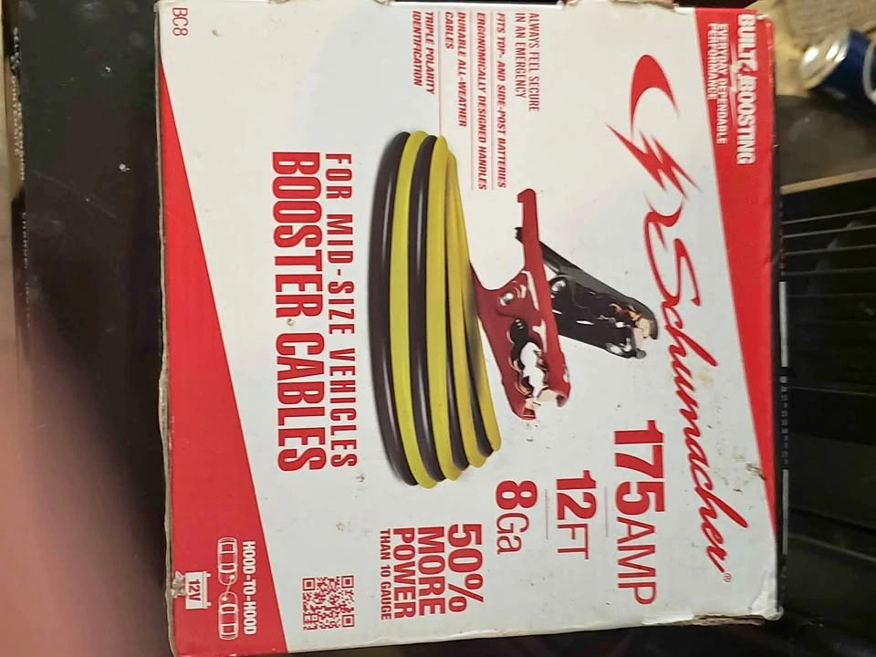 Booster cables in box like new