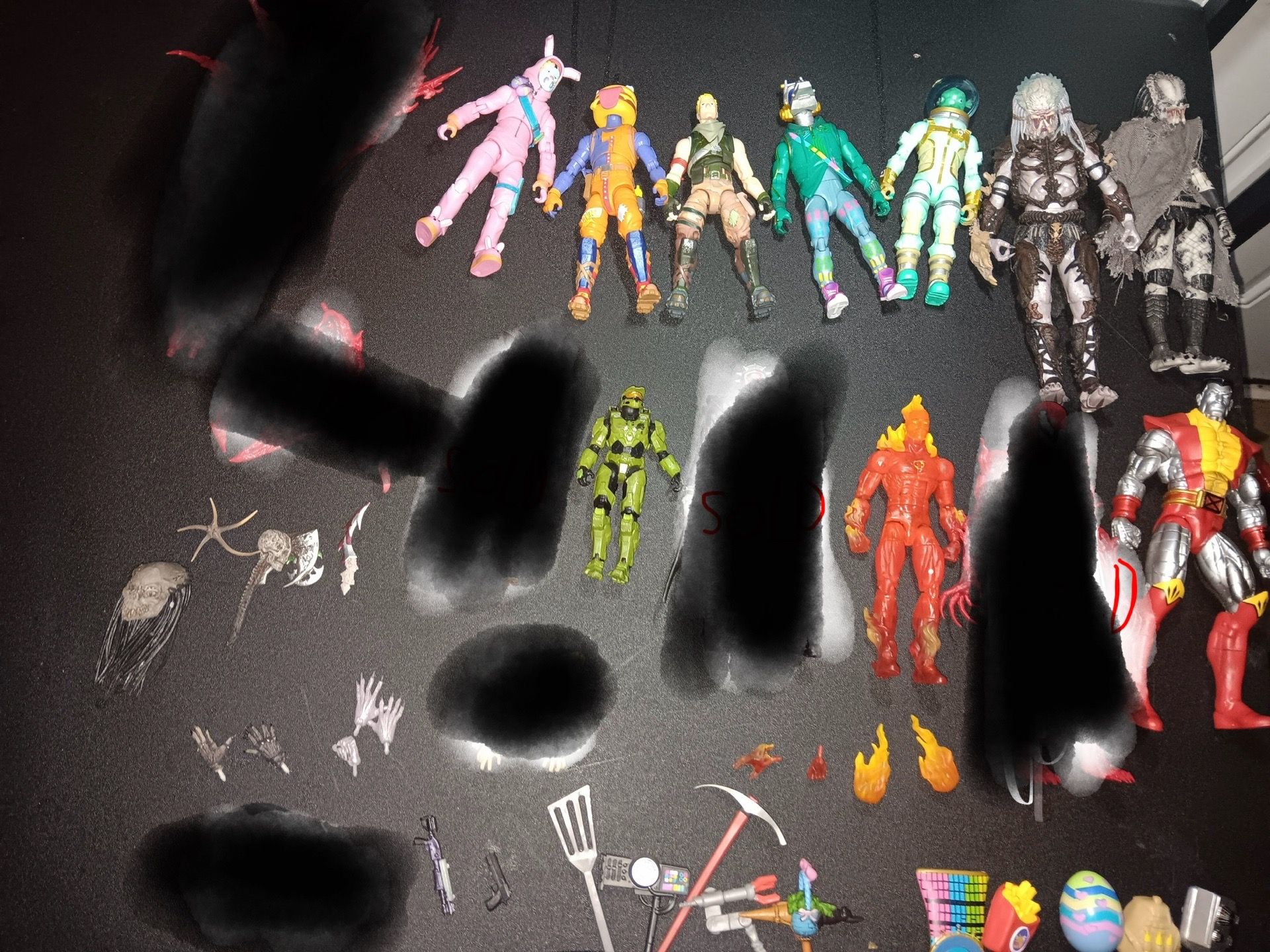 Bunch of random action figures
