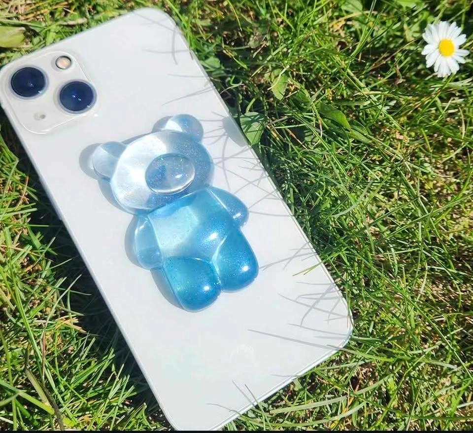 Handmade Heart, Cloud, Cat Paw, Bear Phone & Kindle Grips - photo 5