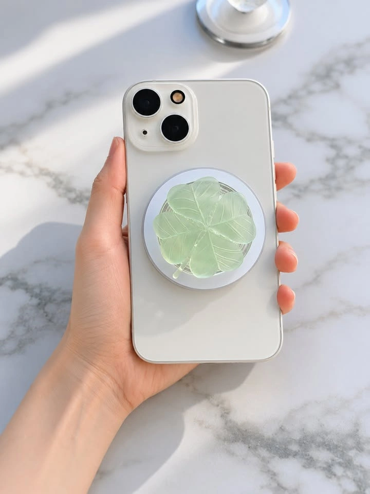 100%handmade Clover Phone grip - photo 2