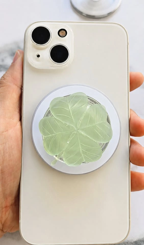 100%handmade Clover Phone grip - photo 3