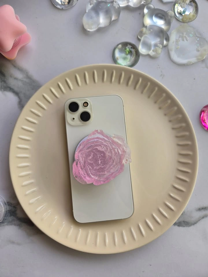 Rose flower phone grip kindle grip - photo 4