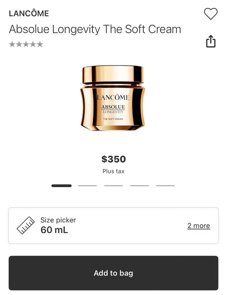 Lancôme Absolue The Soft Cream 15ml - 4 for $125 - photo 4