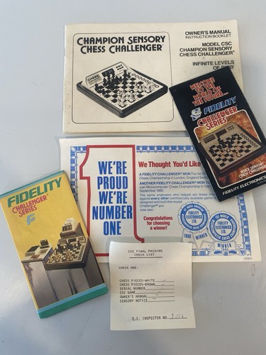Vintage Fidelity Champion Sensory Chess Challenger CSC 1771 - photo 4