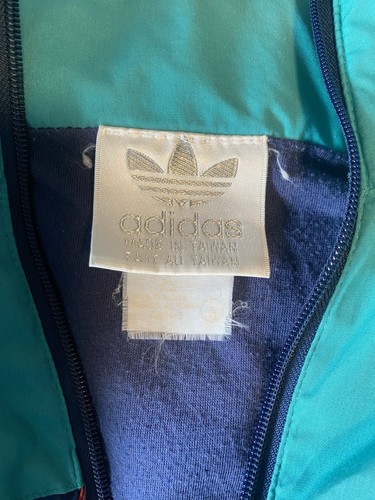 Vintage 80s Adidas Trefoil Color-block Tracksuit Men’s Large - photo 5